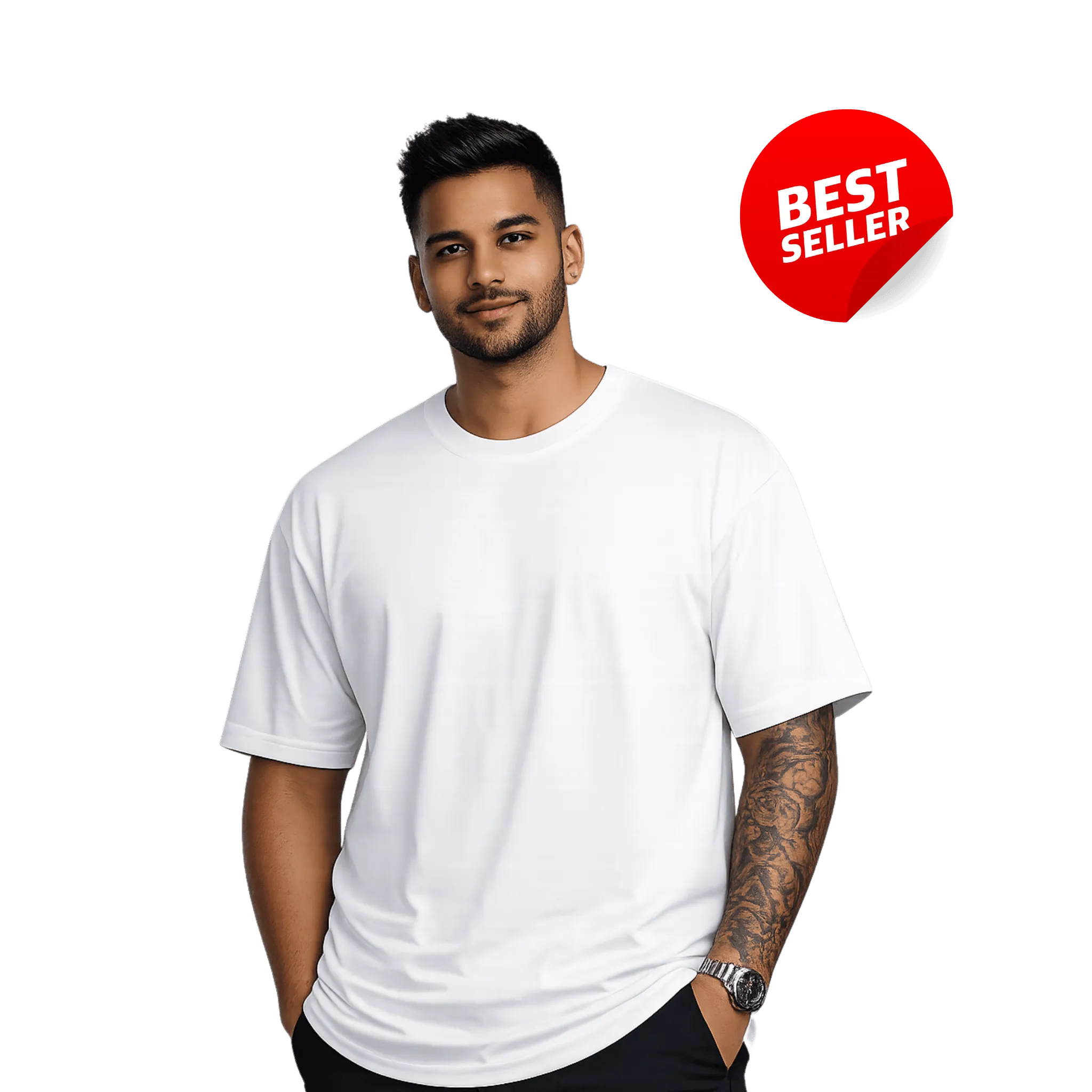 330g Oversized Short Sleeve Cotton T-Shirts