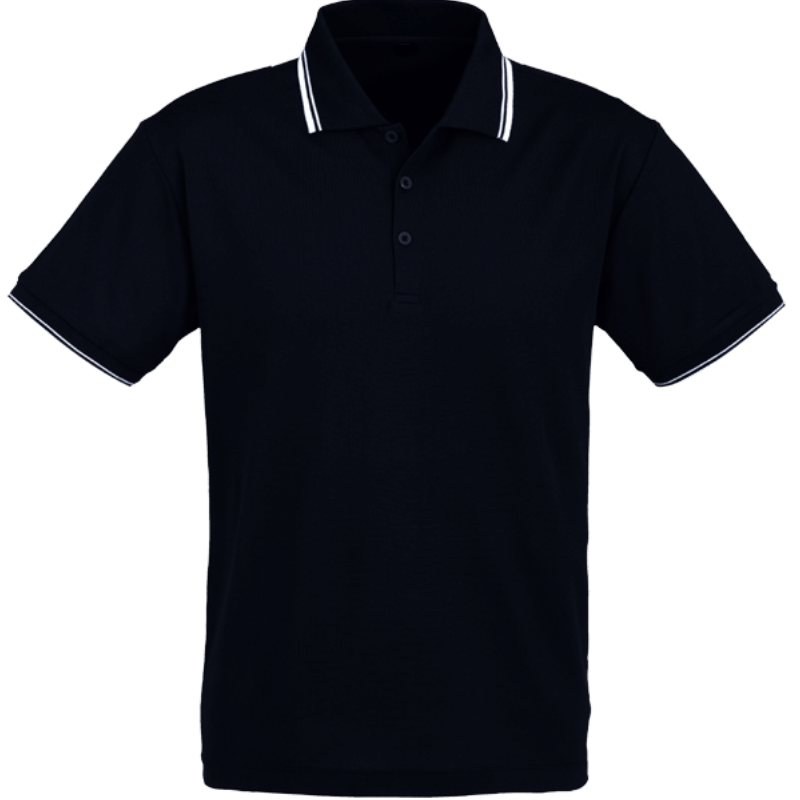 Black Stripped Golf Shirt